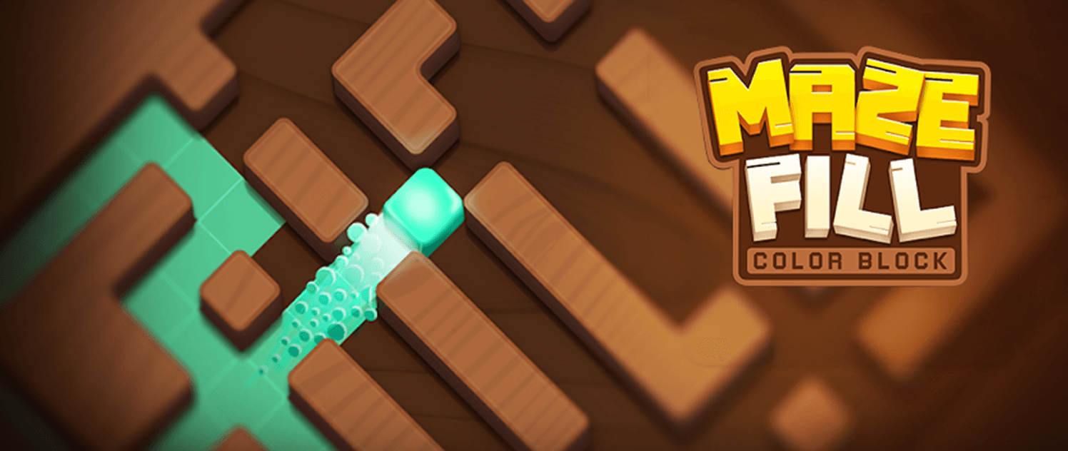Maze Fill: Color Block 3D